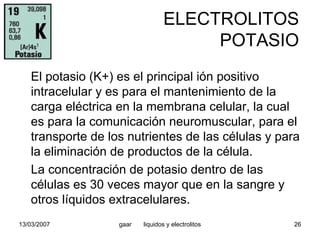 Liquidos Y Electrolitos