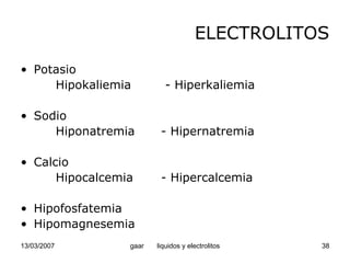 Liquidos Y Electrolitos