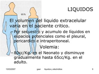 Liquidos Y Electrolitos