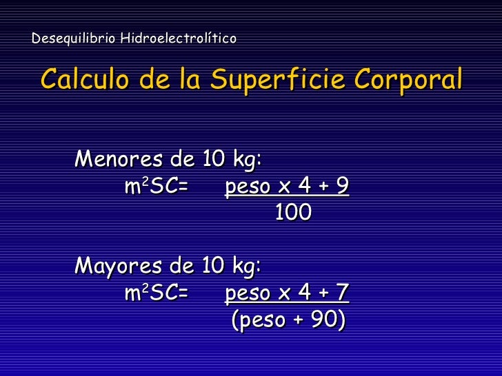 Liquidos y electrolitos pediatria