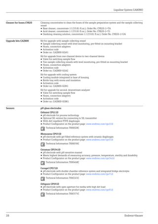 Liquiline system ca80 no endress+hauser datasheet-colorimetric analyzer ...