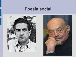 Poesía social
 