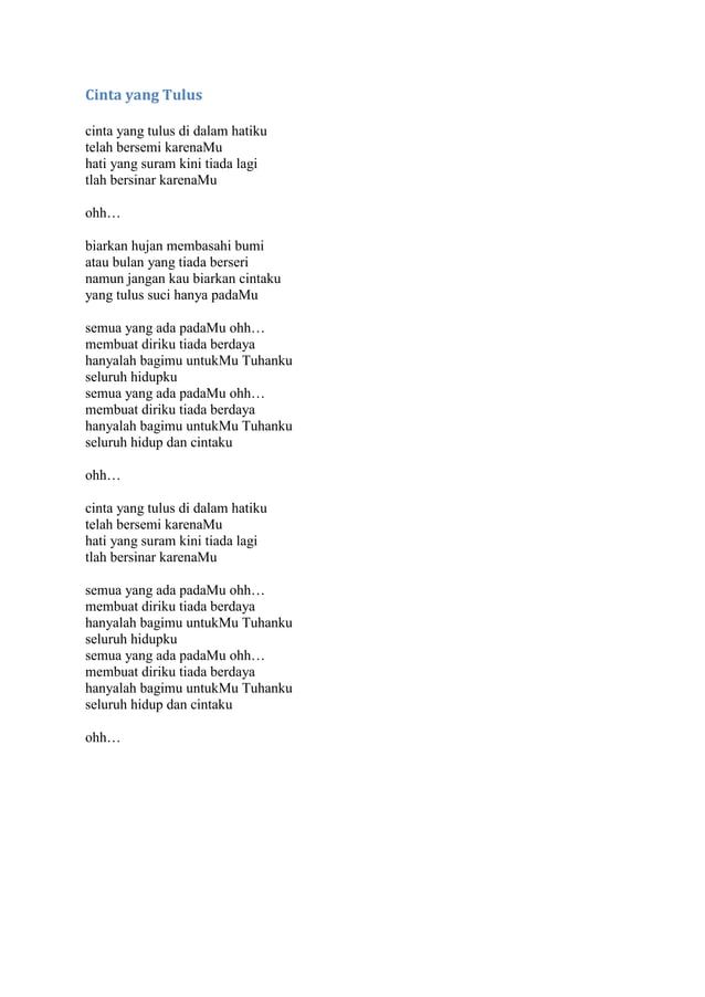Lirik Pdf