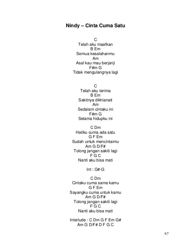 aku maafkan kamu lyric