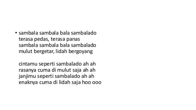 Lirik lagu ayu ting ting sambalado Lirik lagu ayu ting ting sambalado