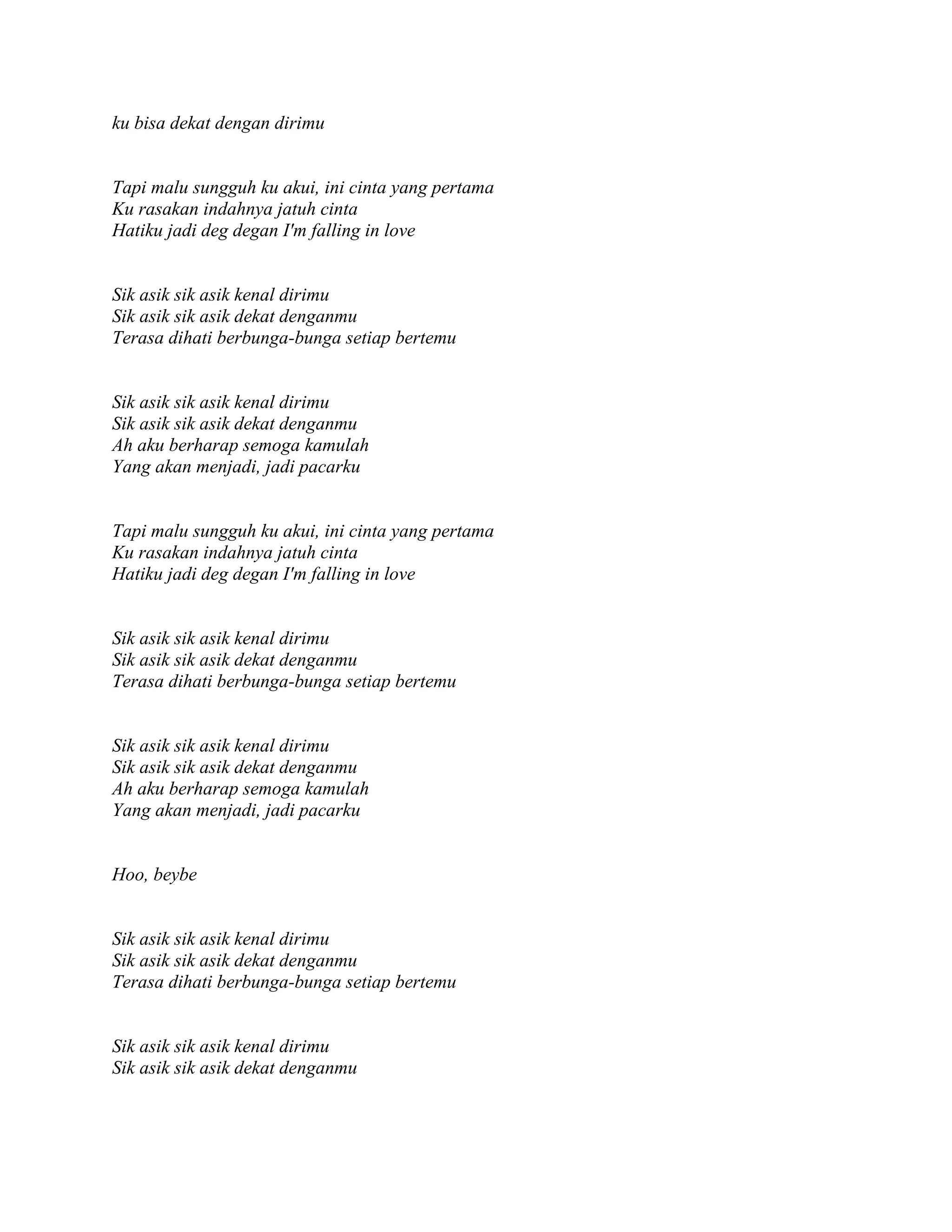 Lirik cakra khan harus terpisah PDF Free Download