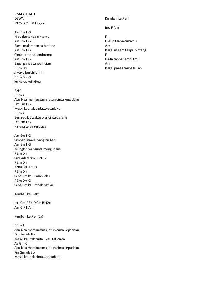 Lirik Lagu Dewa 19 Aku Bisa Membuatmu Jatuh Cinta Kepadaku Meski Kau