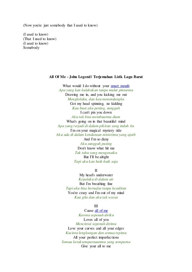 Lirik Lagu John Legend All Of Me Terjemahannya Daedalusdrones Com