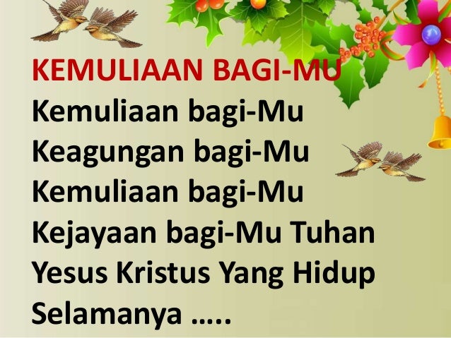 Lirik Lagu Natal 2013 Sib Mokodou Ranau