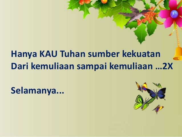 Lirik Lagu Natal 2013 Sib Mokodou Ranau