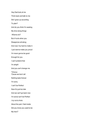 Lirik lagu simple plan