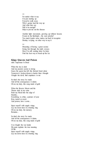 Lirik lagu superman is dead PDF Lirik lagu superman is dead PDF