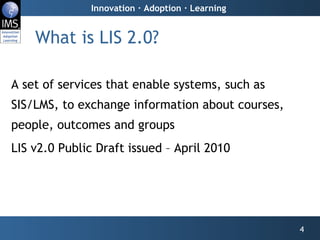 New Opportunites to Connect Learning with LIS and LTI | ODP