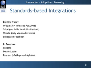 New Opportunites to Connect Learning with LIS and LTI | PPT | Free Download