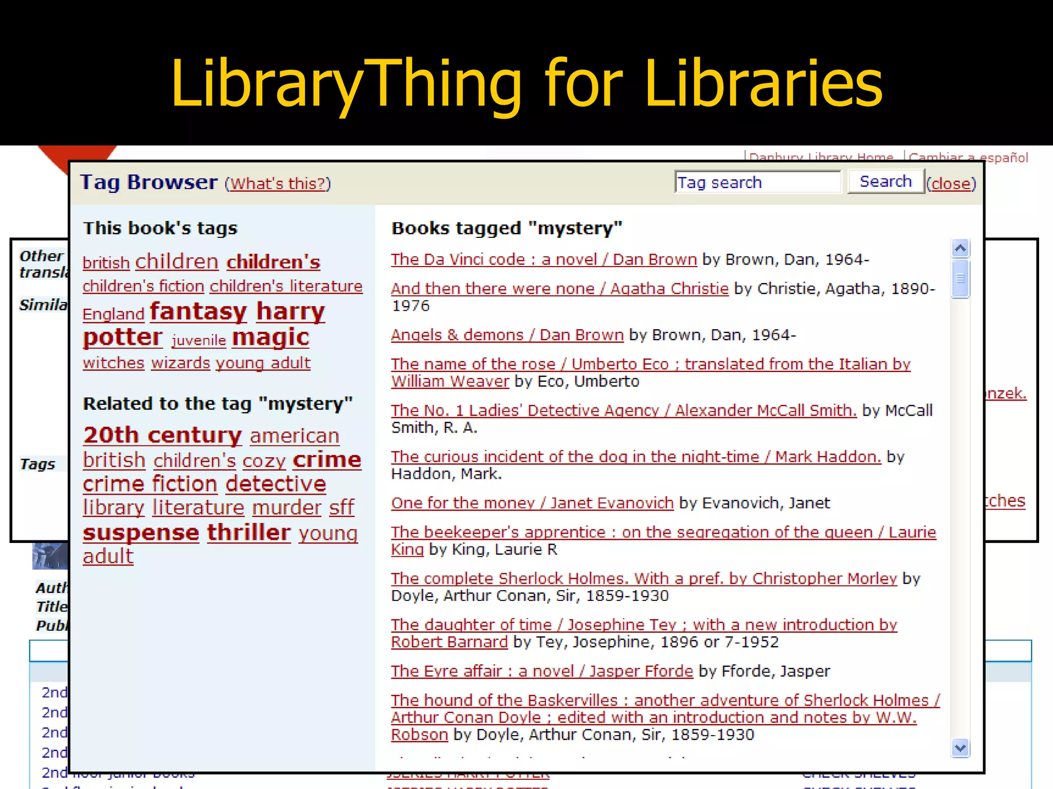 LibraryThing for Libraries 