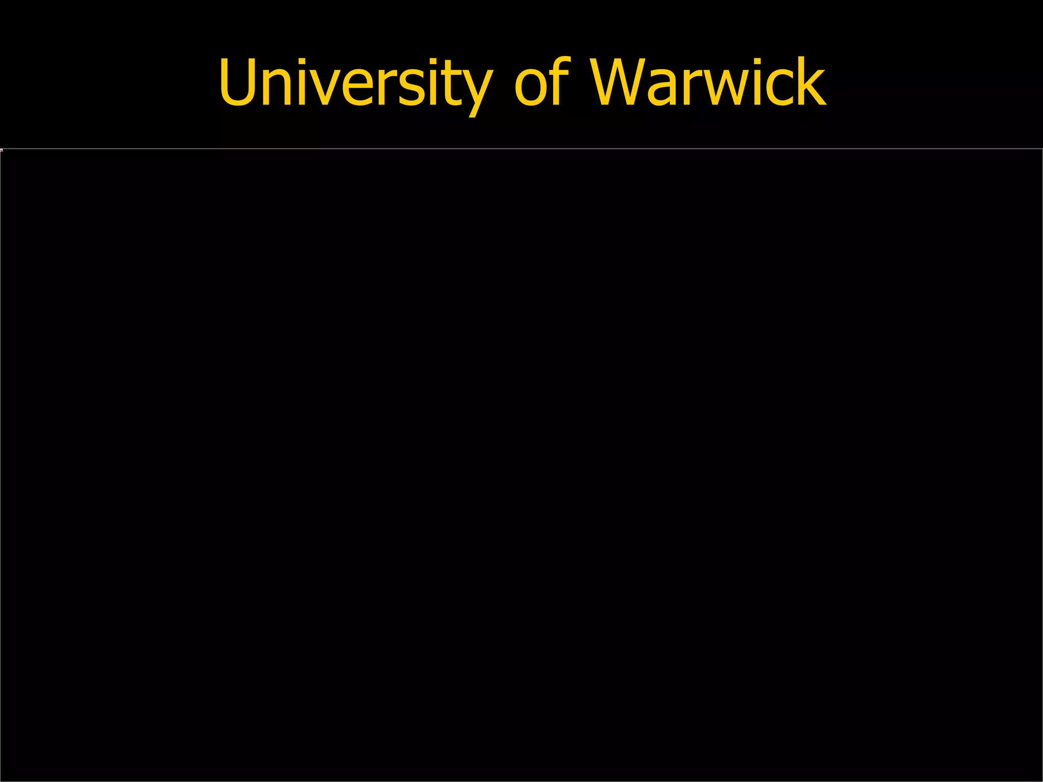University of Warwick 