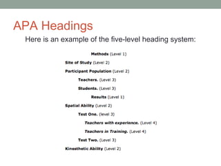 apa style | PPT