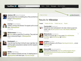 Twitter for Library School