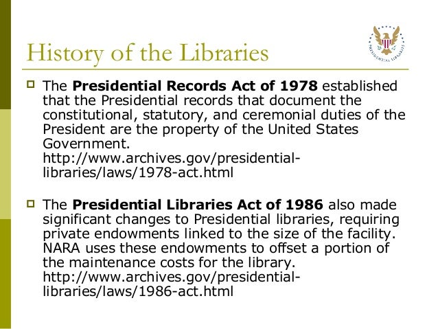 Presidential Libraries