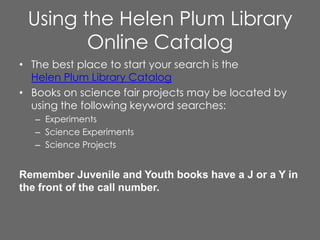 List  Helen Plum Library
