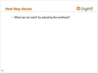 Heat Map Abuse
•

96

What can we ‘paint’ by adjusting the workload?

 