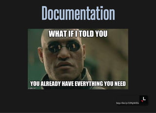 http://bit.ly/33NpWEk
DocumentationDocumentation
 