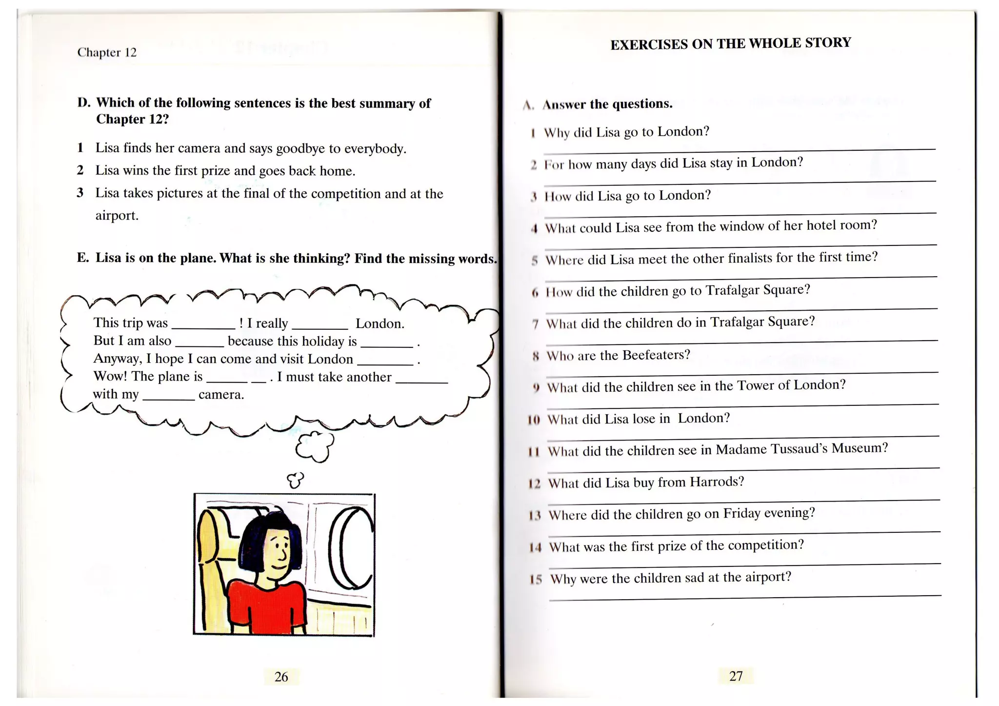 Lisa goes to_london_activity