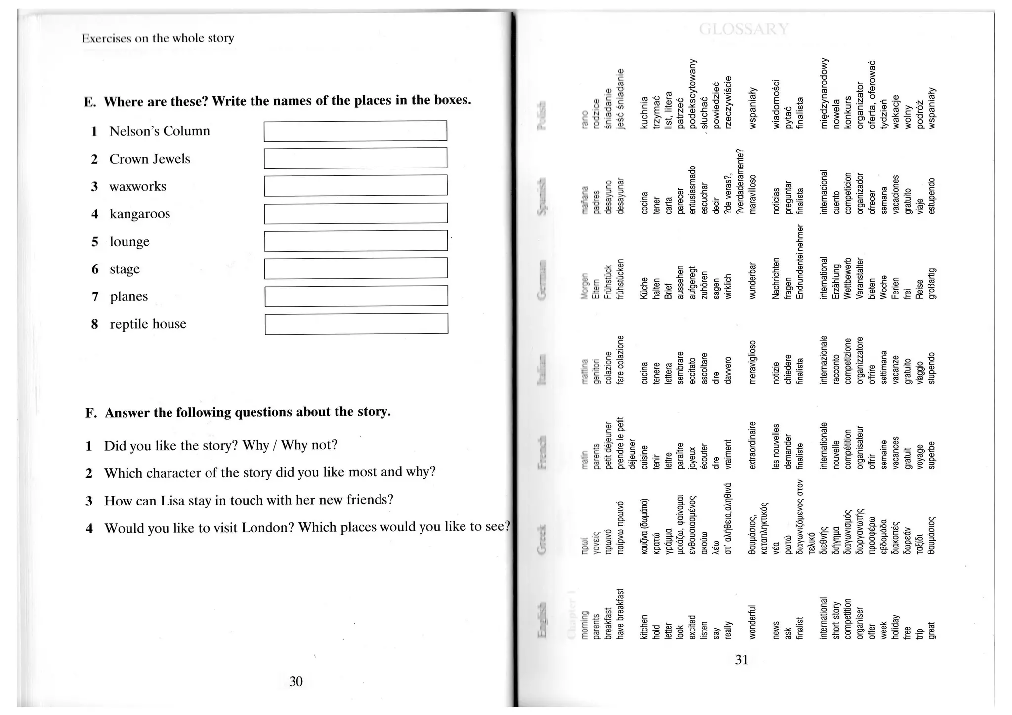 Lisa goes to_london_activity