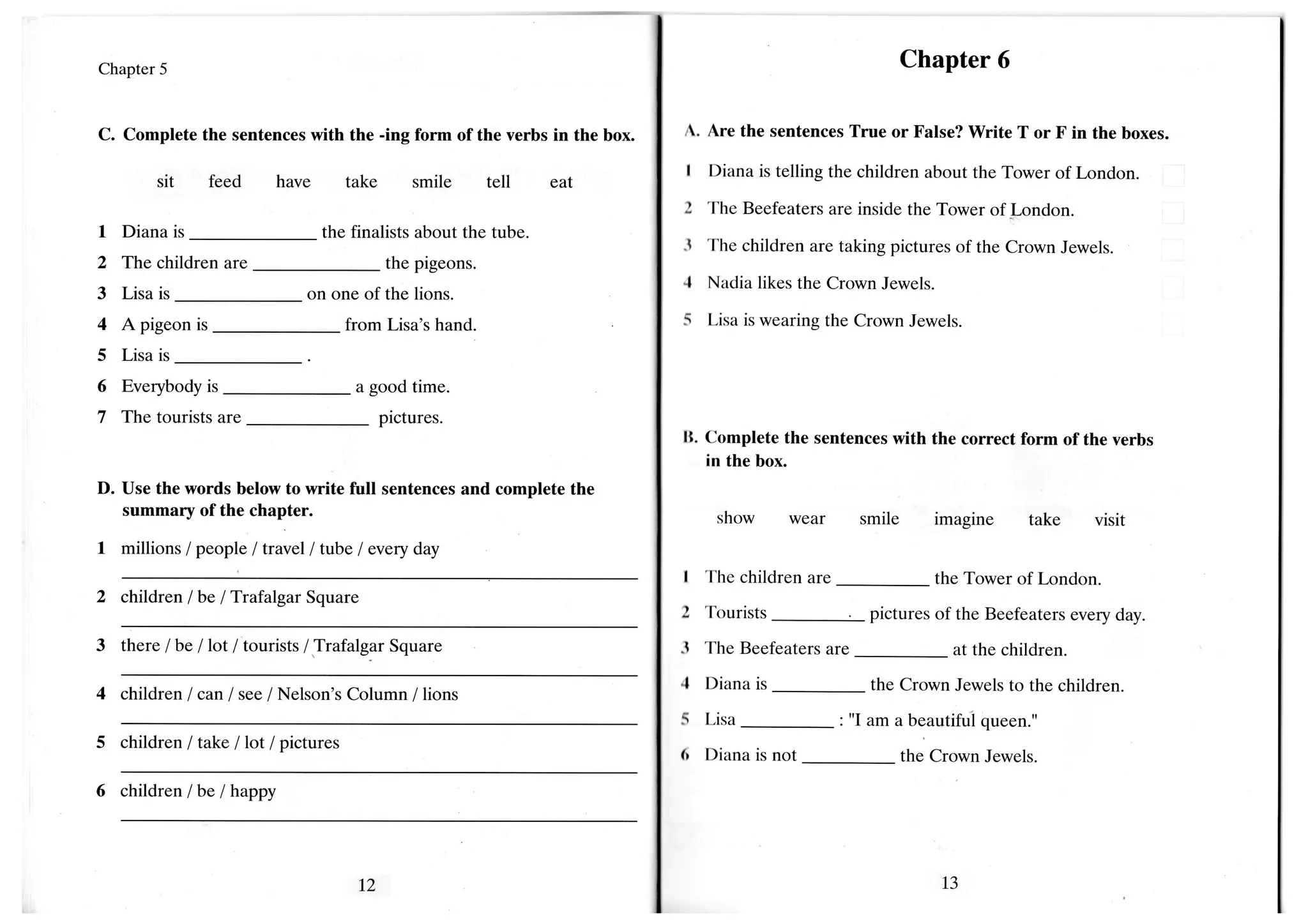 Lisa goes to_london_activity