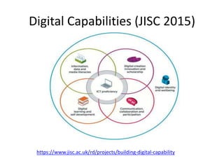 Digital Capabilities (JISC 2015)
https://www.jisc.ac.uk/rd/projects/building-digital-capability
 
