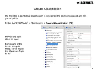 Point Class Classification Point cloud classifiation including Powerlines with Laserdata LIS ...