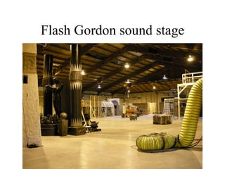 Flash Gordon sound stage 