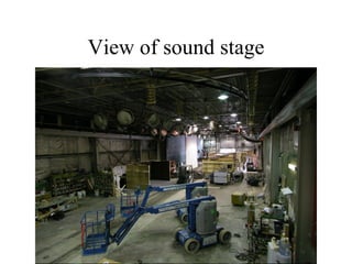 View of sound stage