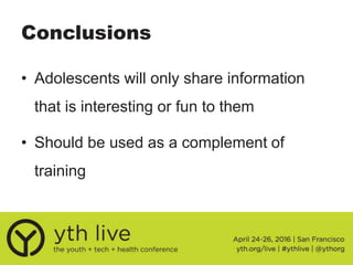 Using WhatsApp to Inform and Engage Adolescents & Youth on their ...