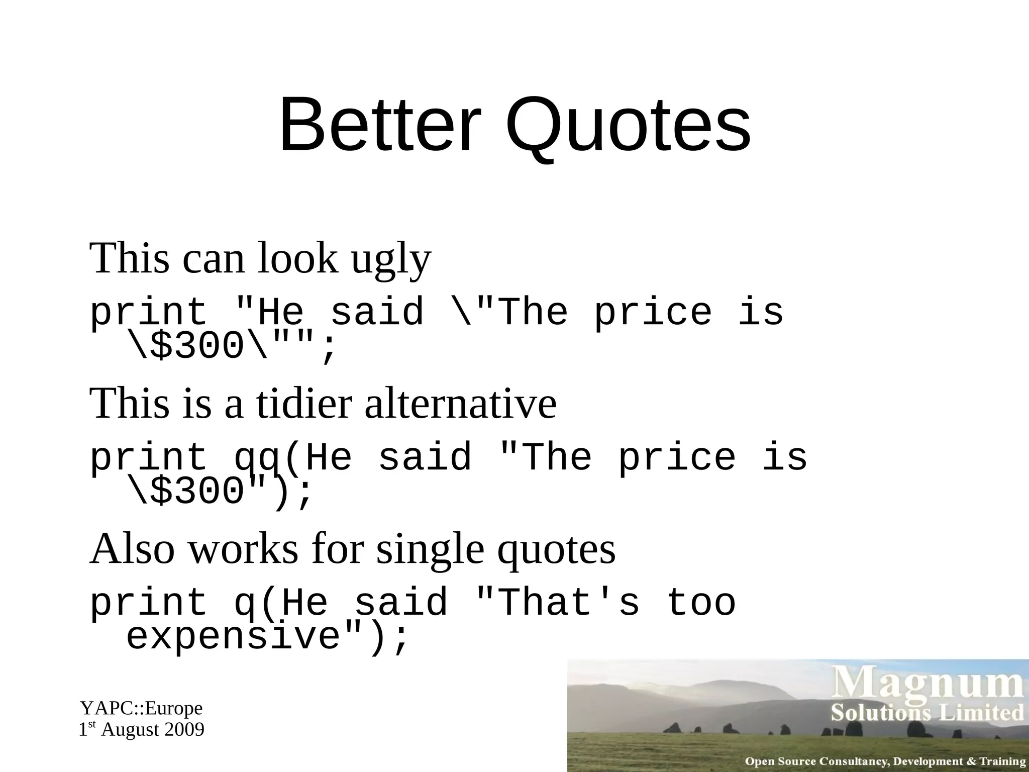 Database interaction 