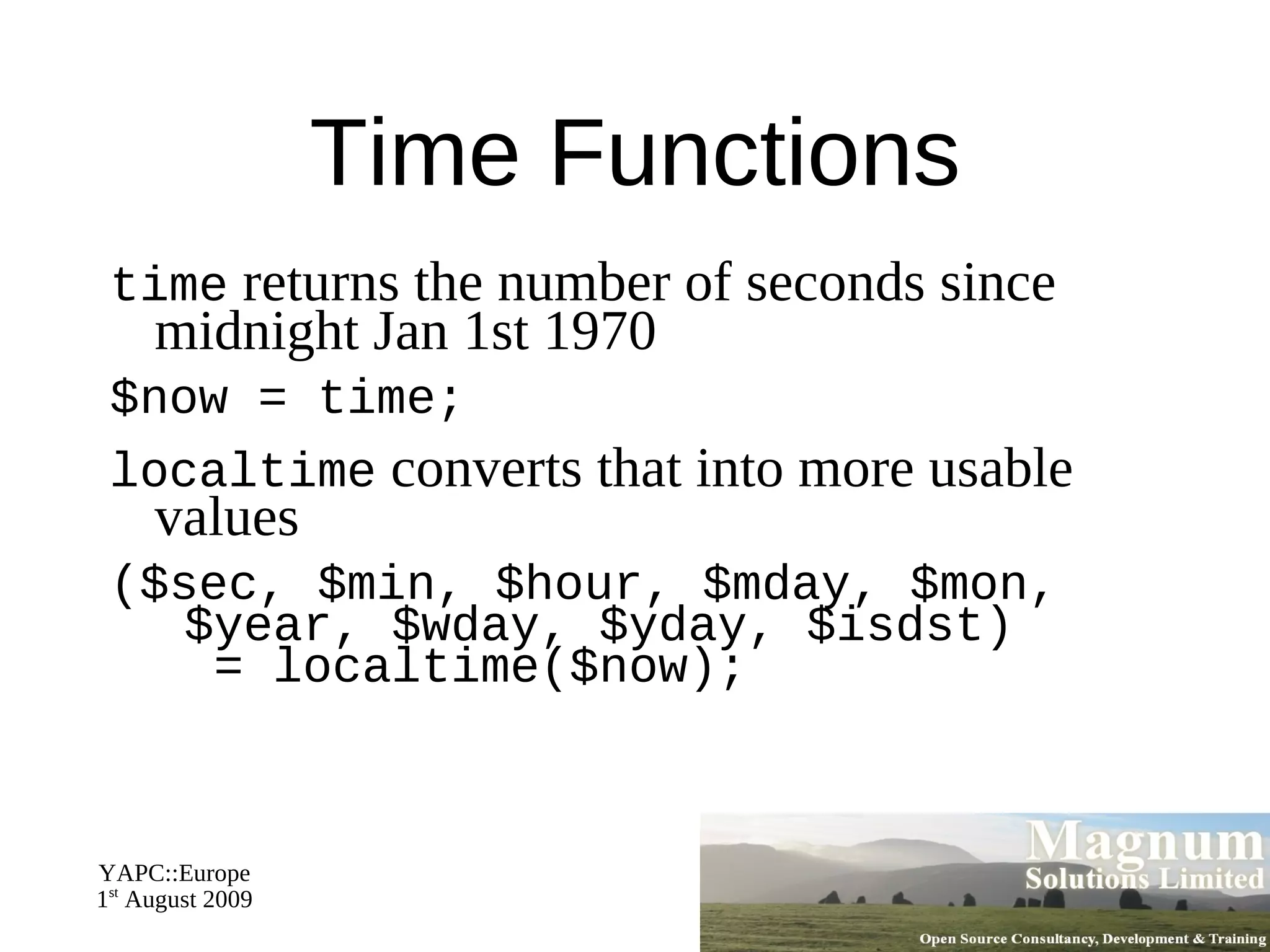 perldoc perltoc  – table of contents 