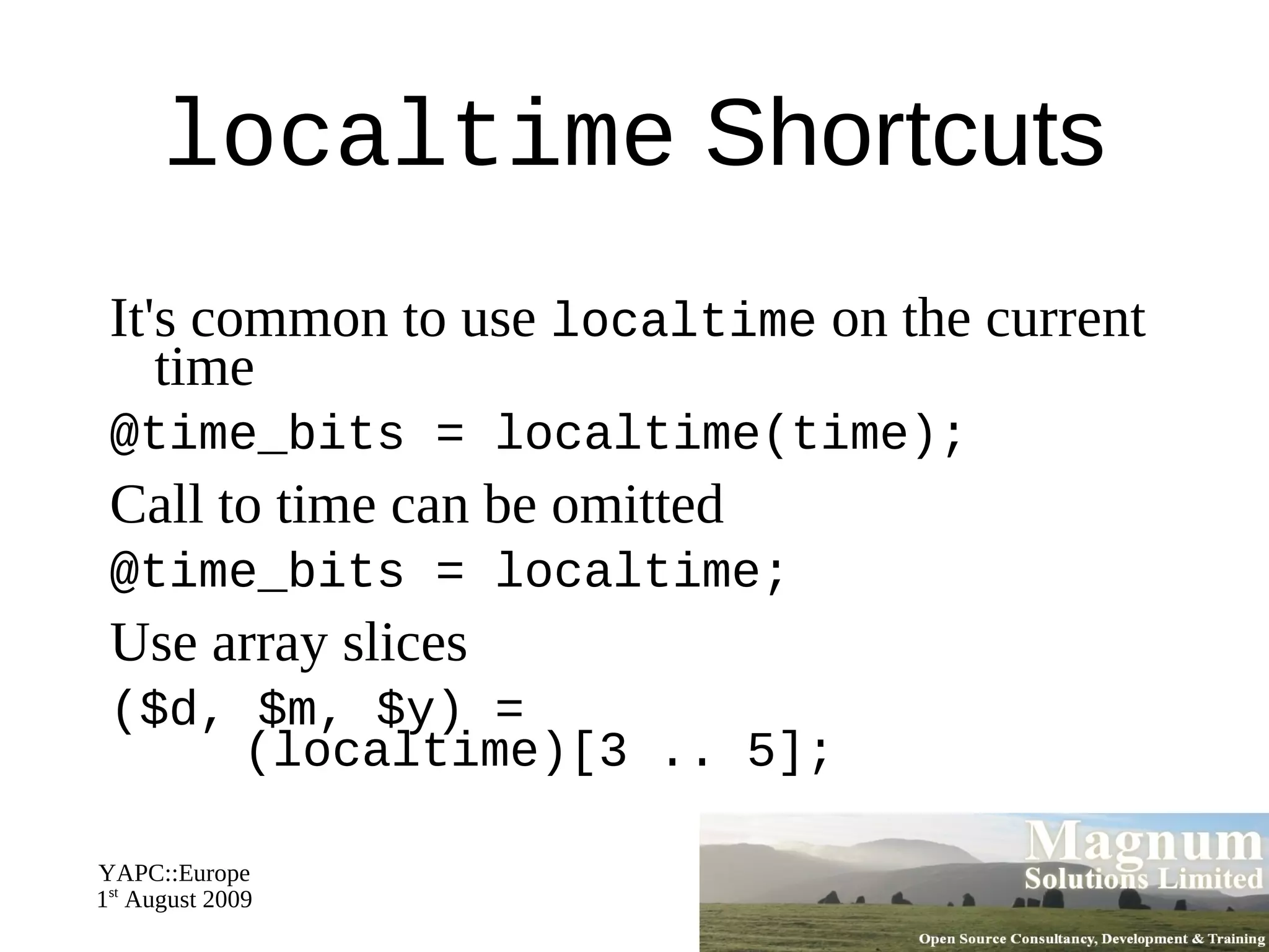 Lots of references through the course 