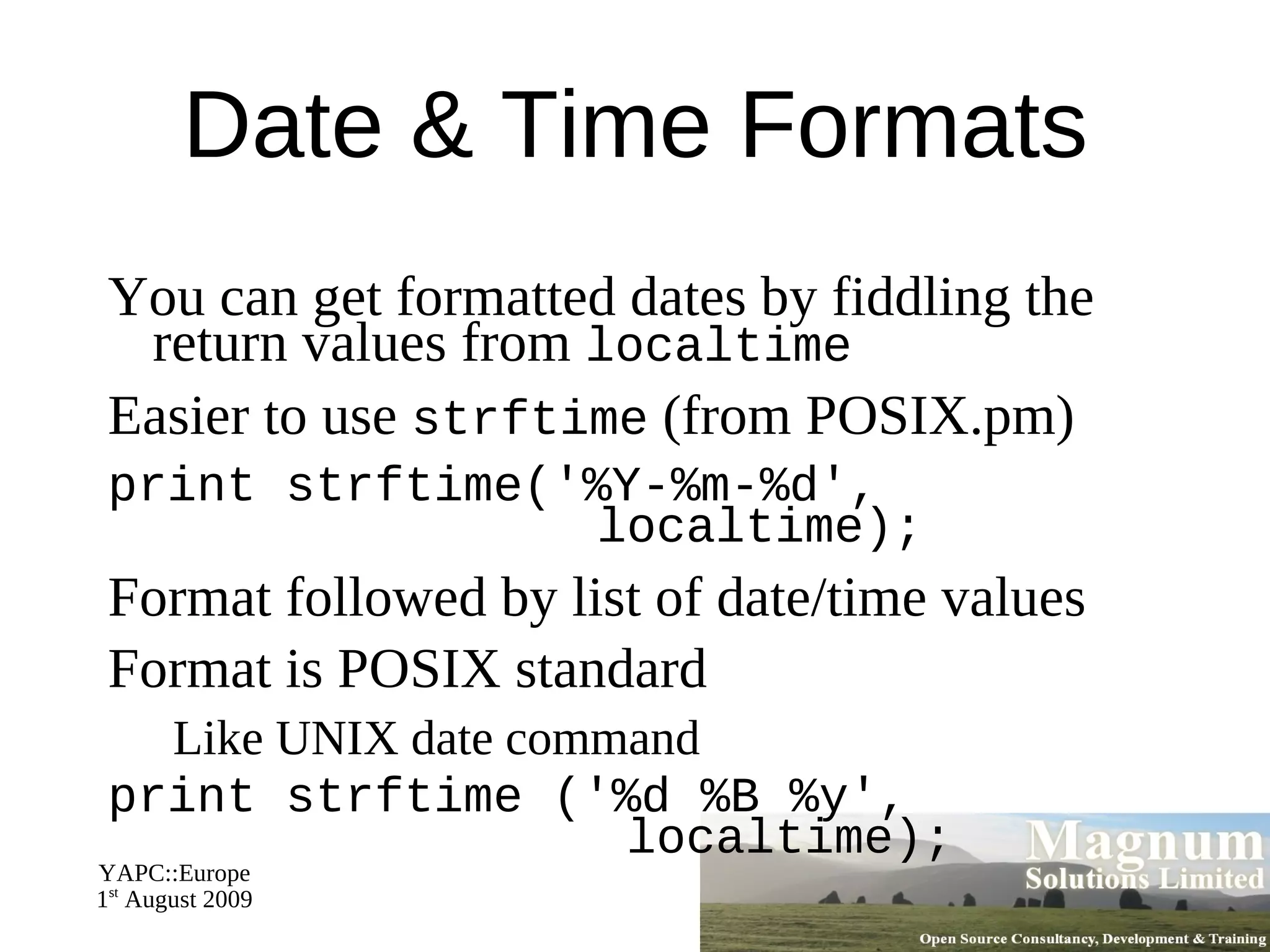 Some Useful Pages perlintro 