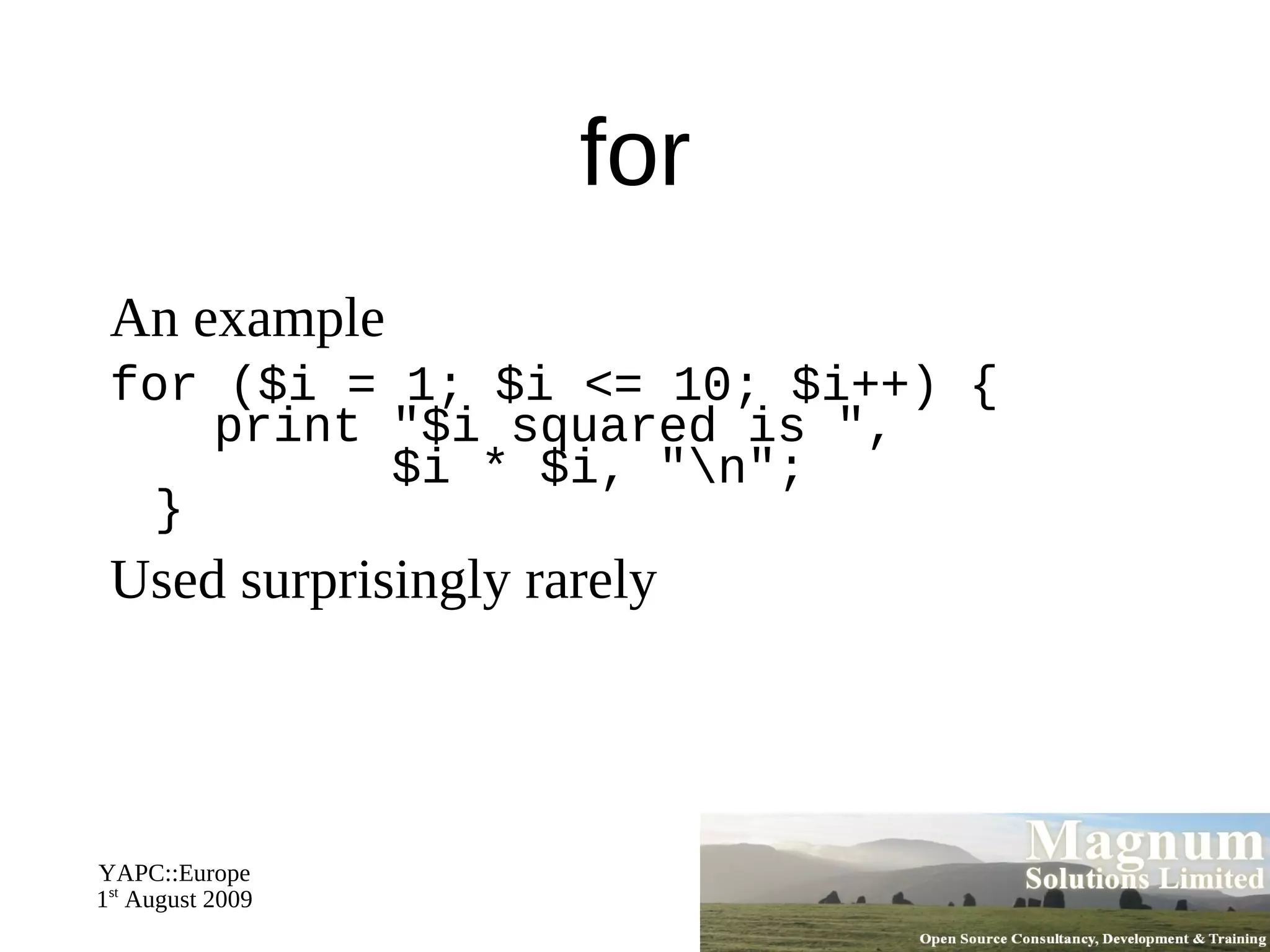 Hash variables start with % More on these types soon 