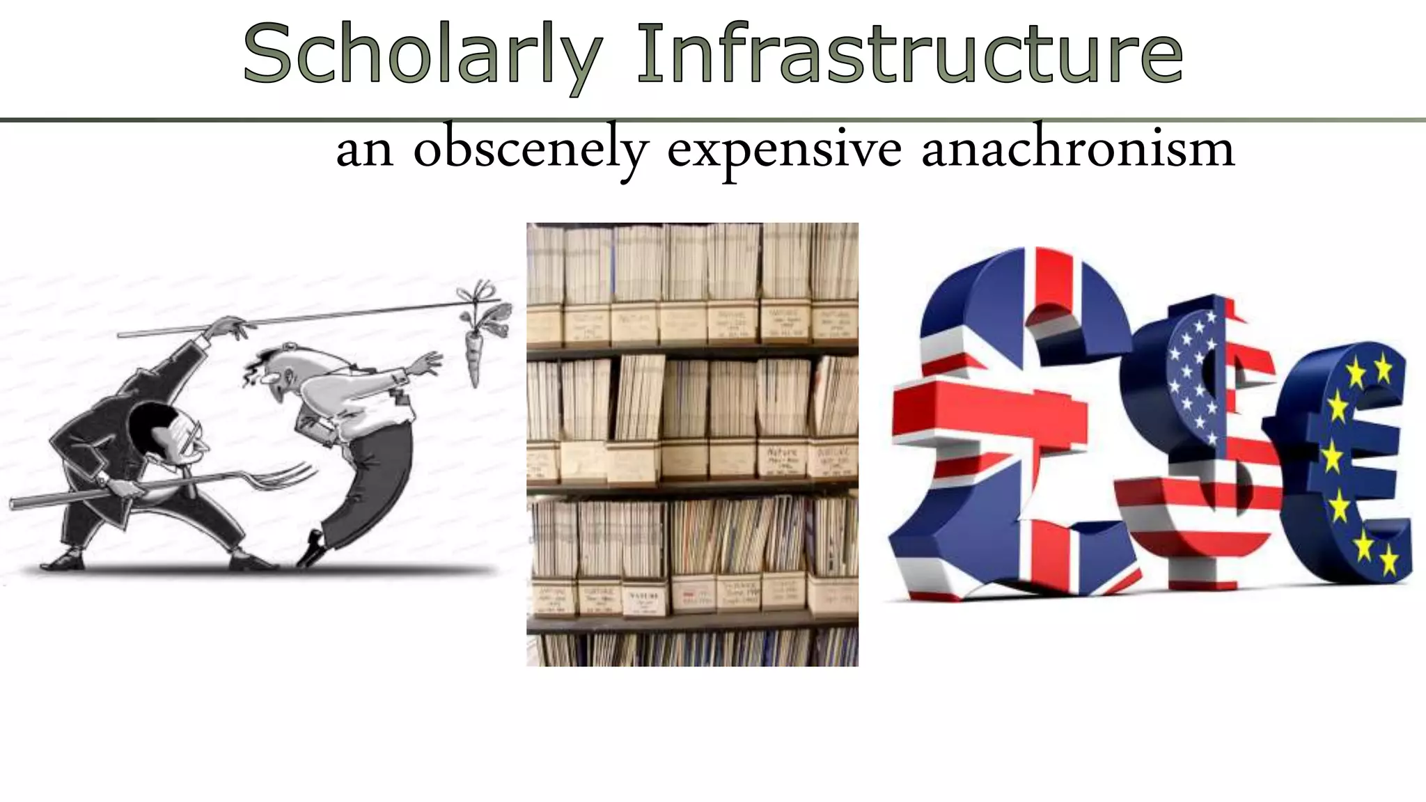 an obscenely expensive anachronism
 