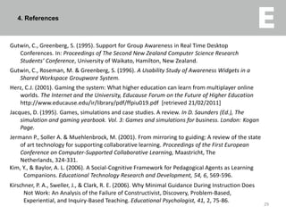 1. Introduction: Description of Collaborative KGA toolsI think I have learnt little this last hour because I was asleepMetacognitionMetacognitive processesI know the name of my peer but I can’t recall it!Judgment of learning (JOL):  the retrieval after the process of learning (Efklides, 2005). It can present a positive (JOL+) or negative tendency (JOL-).  LearningI’m absolutely sure Lisbon is the Capital of Portugal.Feeling Of Knowledge (FOK) is a metacognitive feeling of how people determine what they know about a question before actually answering it operates whenever memory is required (Reder & Ritter, 1992).Accuracy of retrievalCertainty Level (CL) : a metacognitive process that expresses how sure a person is about the correctness of his or her own performance, belief or knowledge state (Leclercq, D. & Poumay, M., 2008).