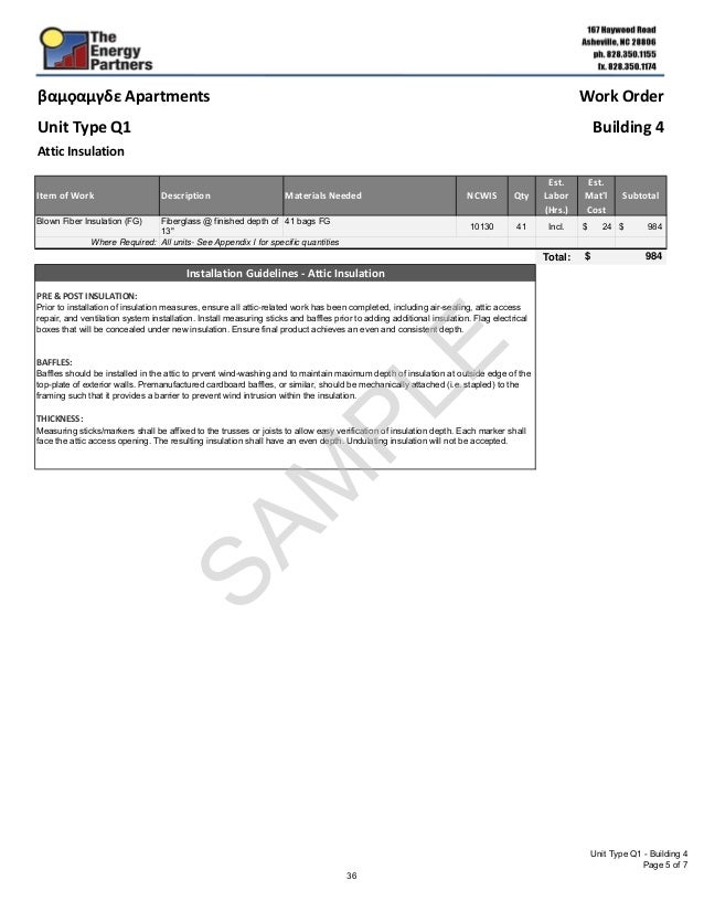 multifamily energy audit sample report 36 638