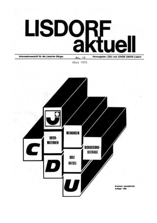 Lisdorf aktuell  nr. 13 1979