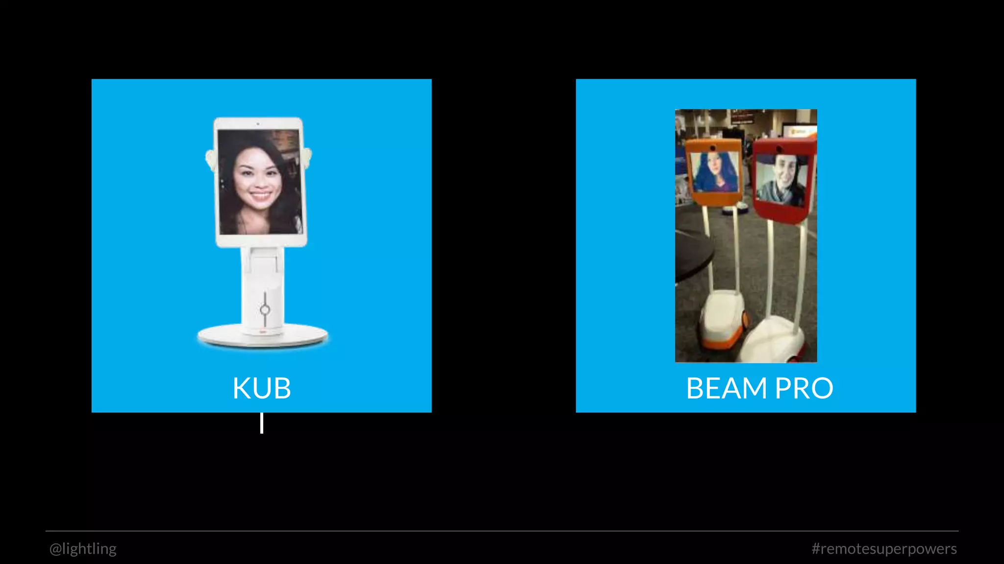 KUB
I
BEAM PRO
@lightling #remotesuperpowers
 