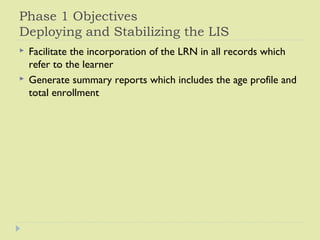 Learner Information System | PPT
