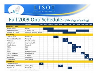 Lisot 2009 Parents Meeting March 1, 2009
