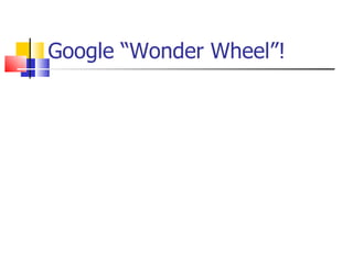 Google “Wonder Wheel”! 