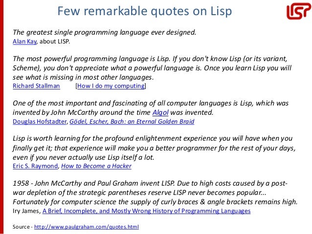 lisp lisp programming