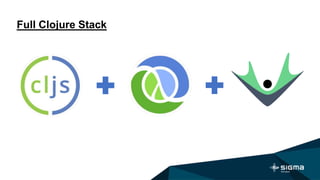 Full Clojure Stack
 