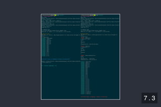 2019/5/8 Lispの同図像性とその周辺
localhost:8000/slide/lisp-homoiconicity.html?print-pdf#/sec-title-slide 85/99
7 . 3
 